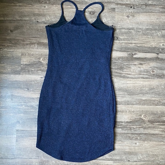 Express Women’s Navy Blue Mini Dress Size M - Picture 5 of 5